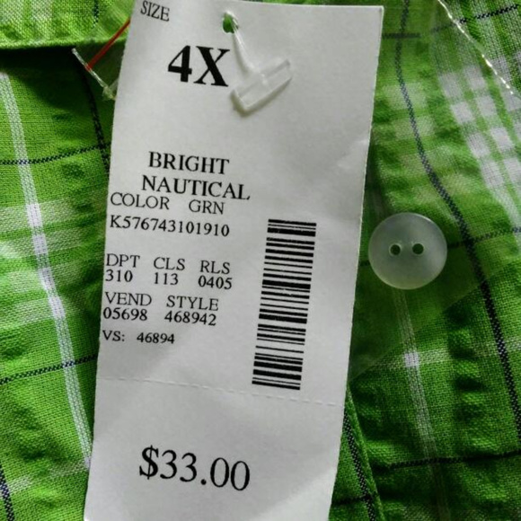 ERIKA Green Plaid Shirt - Picture 5 of 6